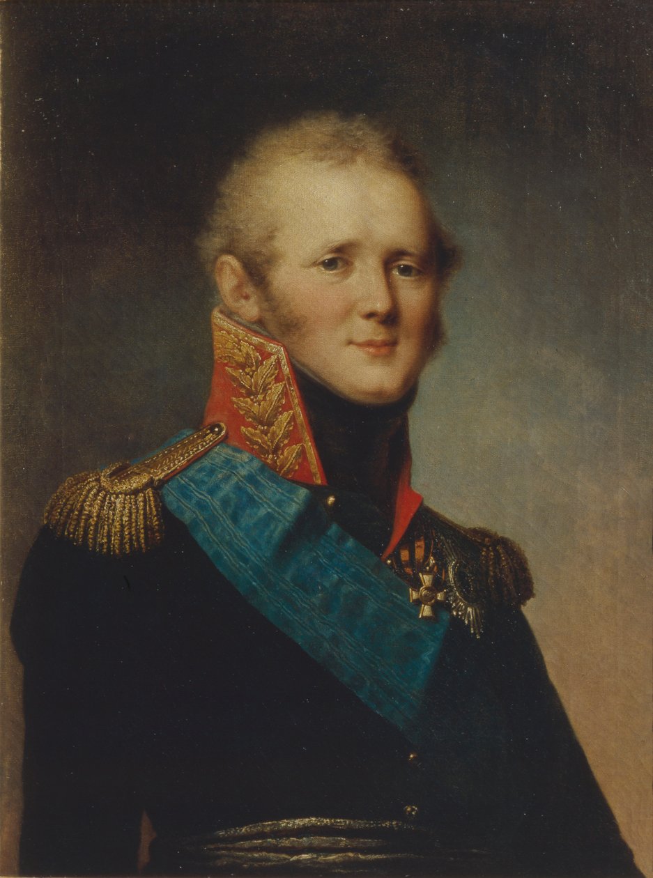 Portrét císaře Alexandra I. 1777-1825, 1809 od Stepan Semenovich Shchukin
