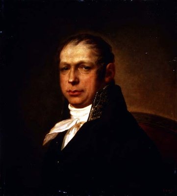Portrét architekta Adriana Dmitrieviče Zakharova (1761-1811) 1804 (olej na plátně) od Stepan Semenovich Shchukin