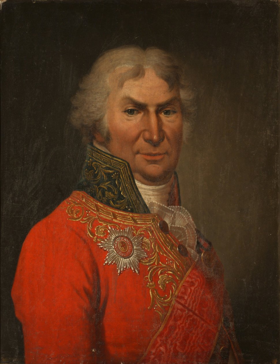 Portrét básníka hraběte Dmitrije Chvostova 1810-1889, cca 1808 od Stepan Semenovich Shchukin