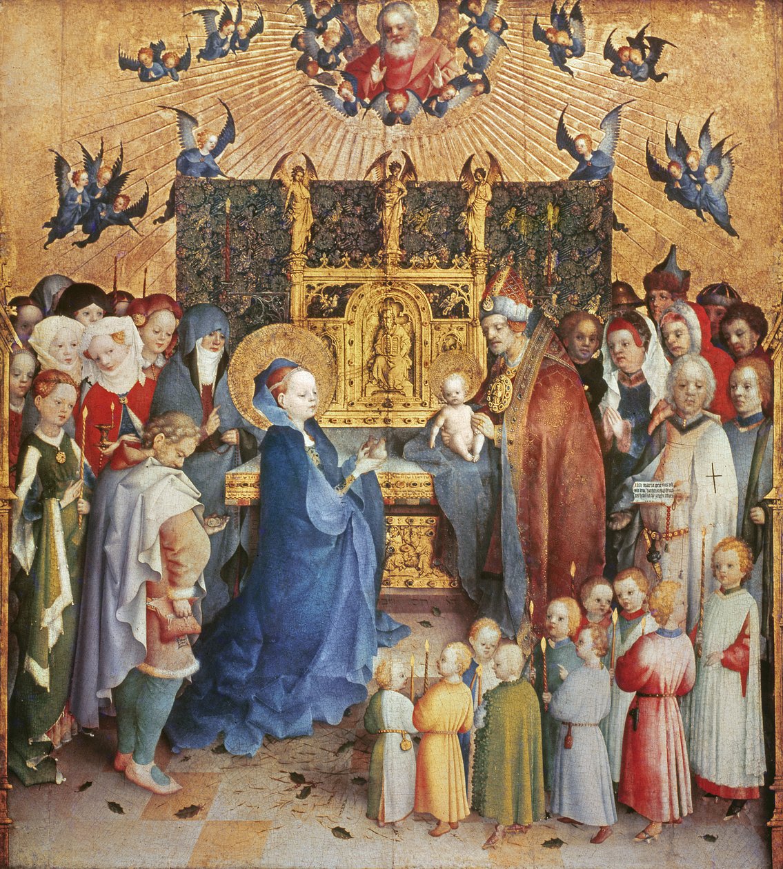 Představení Krista v chrámu, 1447 od Stephan Lochner