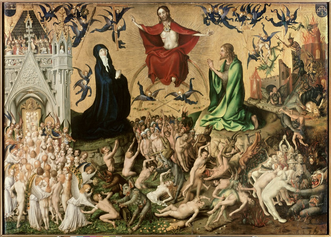 Poslední soud, kolem roku 1435 od Stephan Lochner