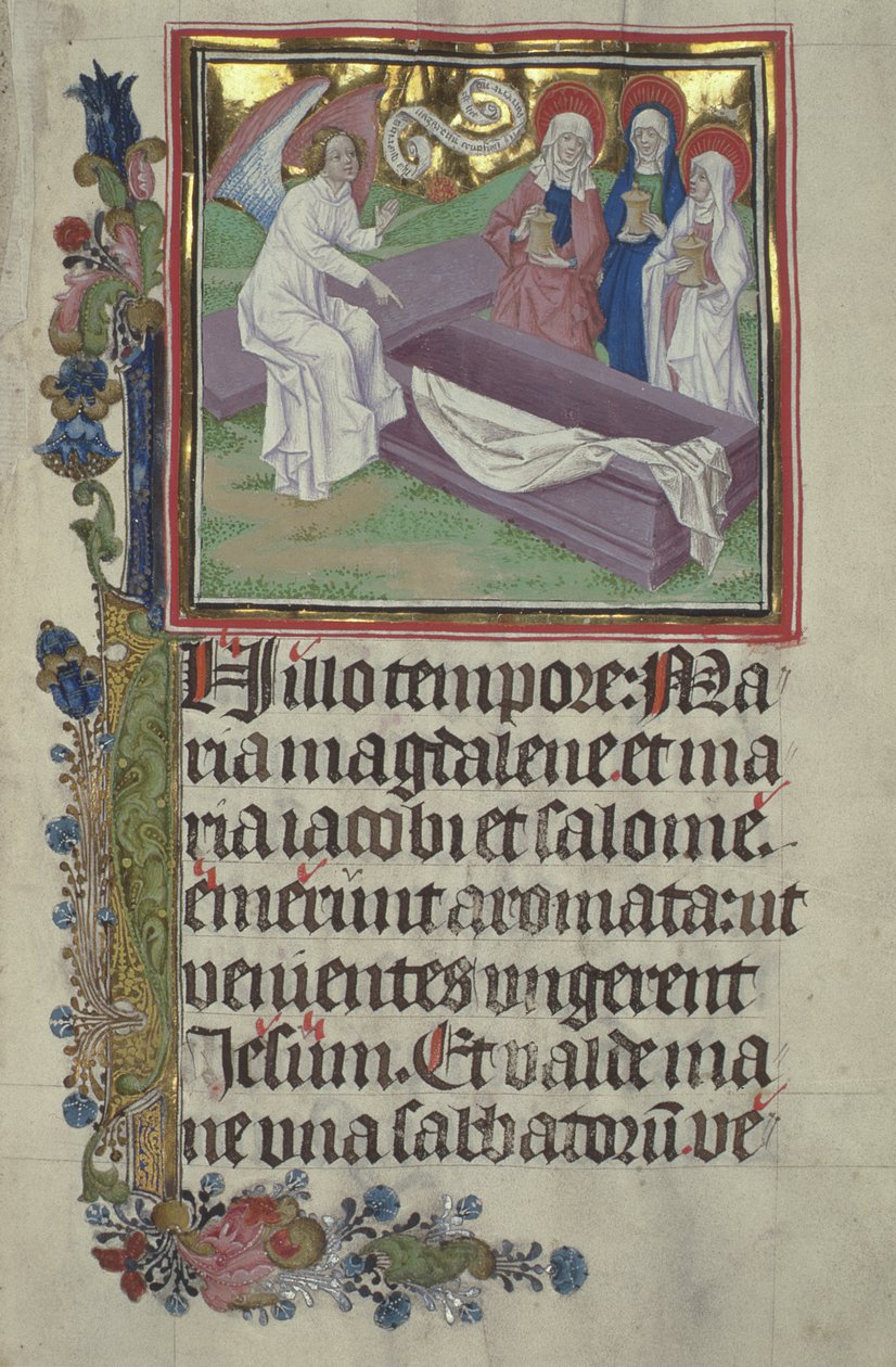 paní Czartová. 3017 IV, fol.9r Svaté ženy u Kristova hrobu od Stephan Lochner