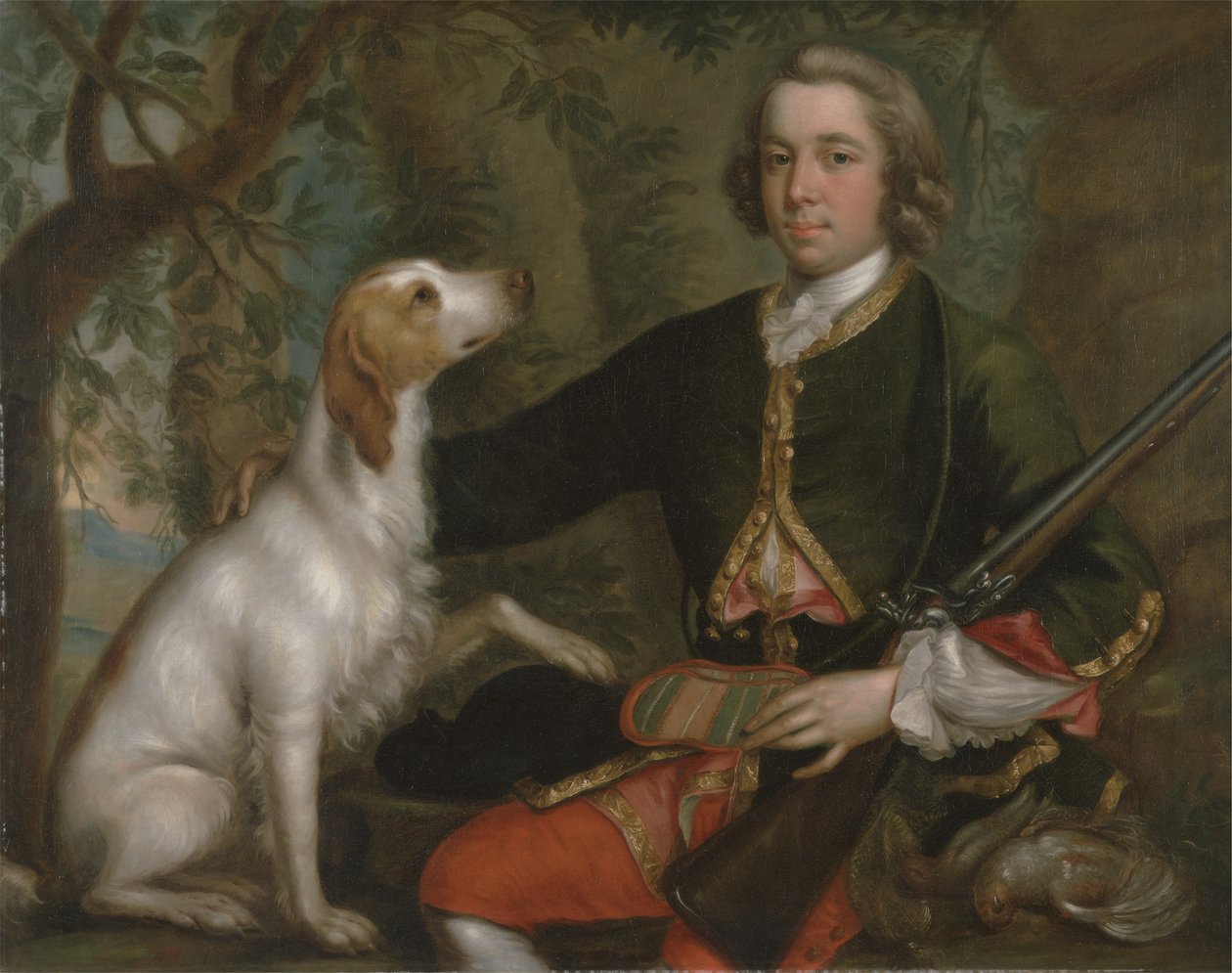Windham Quin z Adare, Co. Limerick, Irsko, kolem roku 1745 od Stephen Slaughter