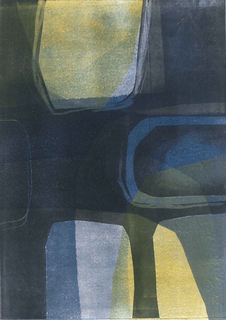 Arches Sun  Sea I, 2015 (monotisk na papíře) od Stephen Dow