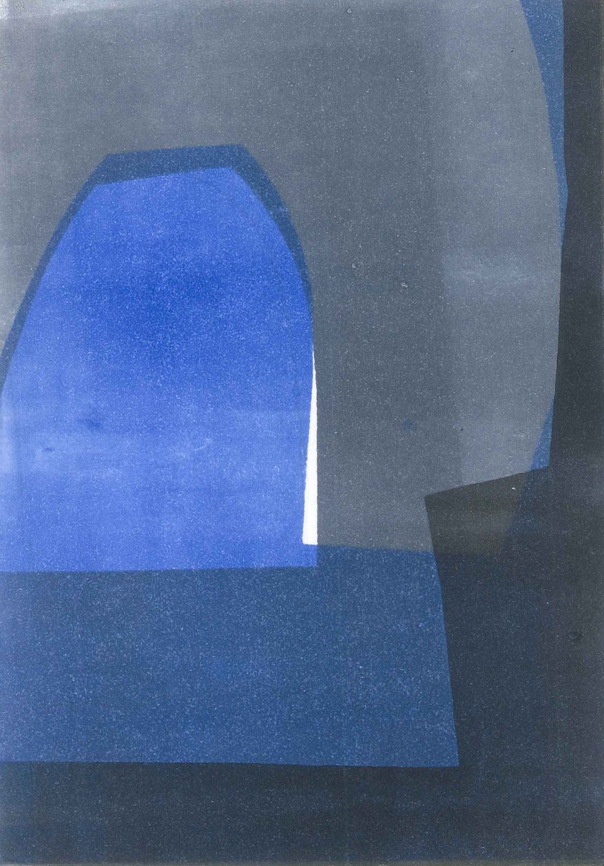 Essaouira, 2015 (monotisk na papíře) od Stephen Dow