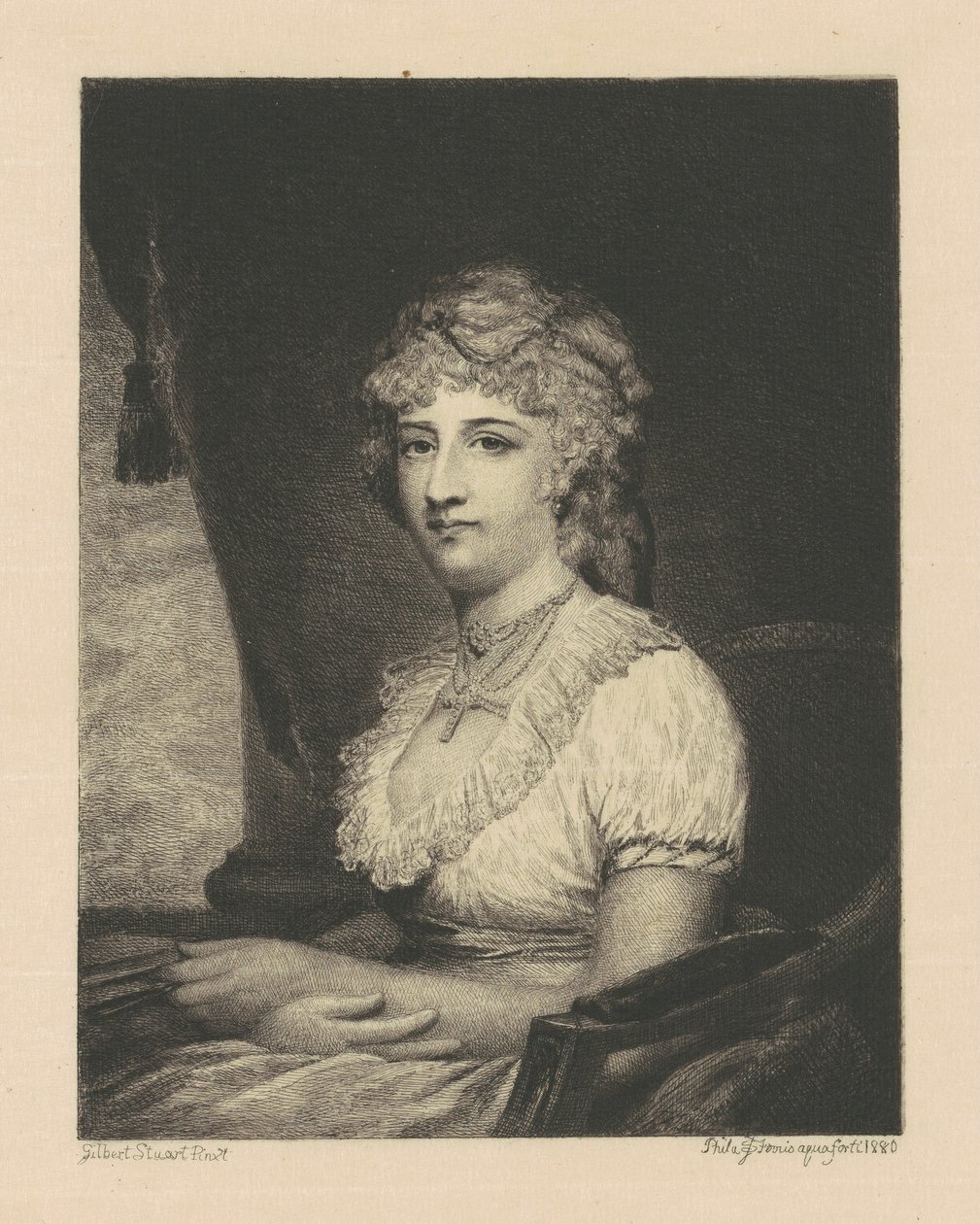 Paní Phillip Nicklin (Julianna Chew) od Stephen James Ferris, after Gilbert Stuart