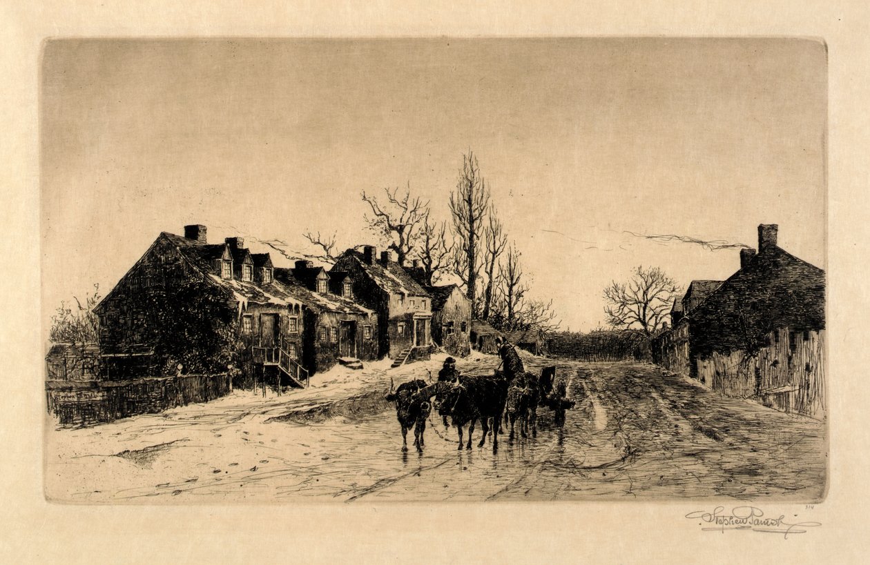 Zimní večer, Windsor, N.S. od Stephen Parrish