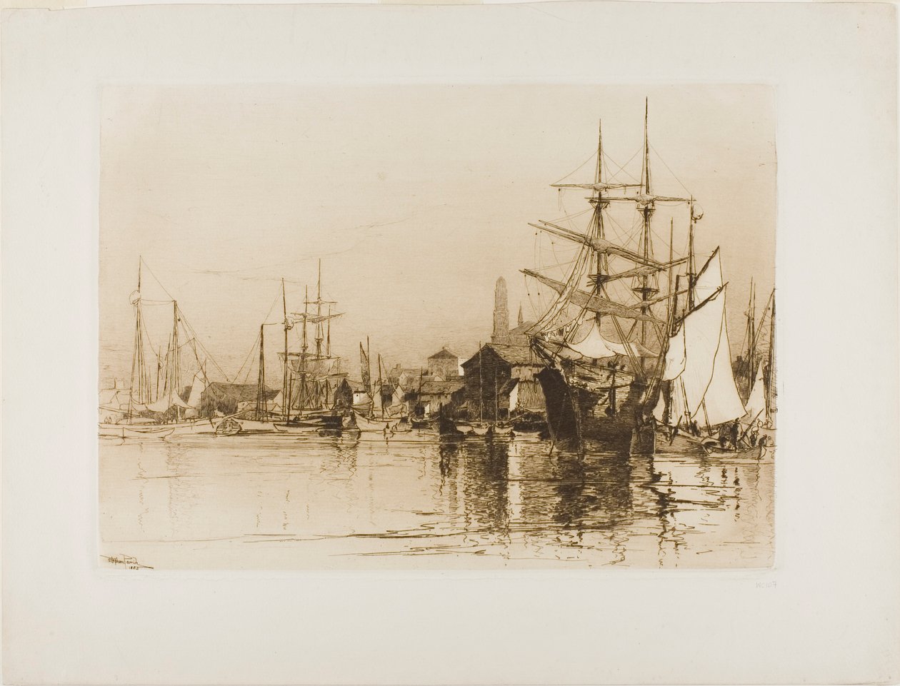 Vnitřní přístav, Gloucester od Stephen Parrish