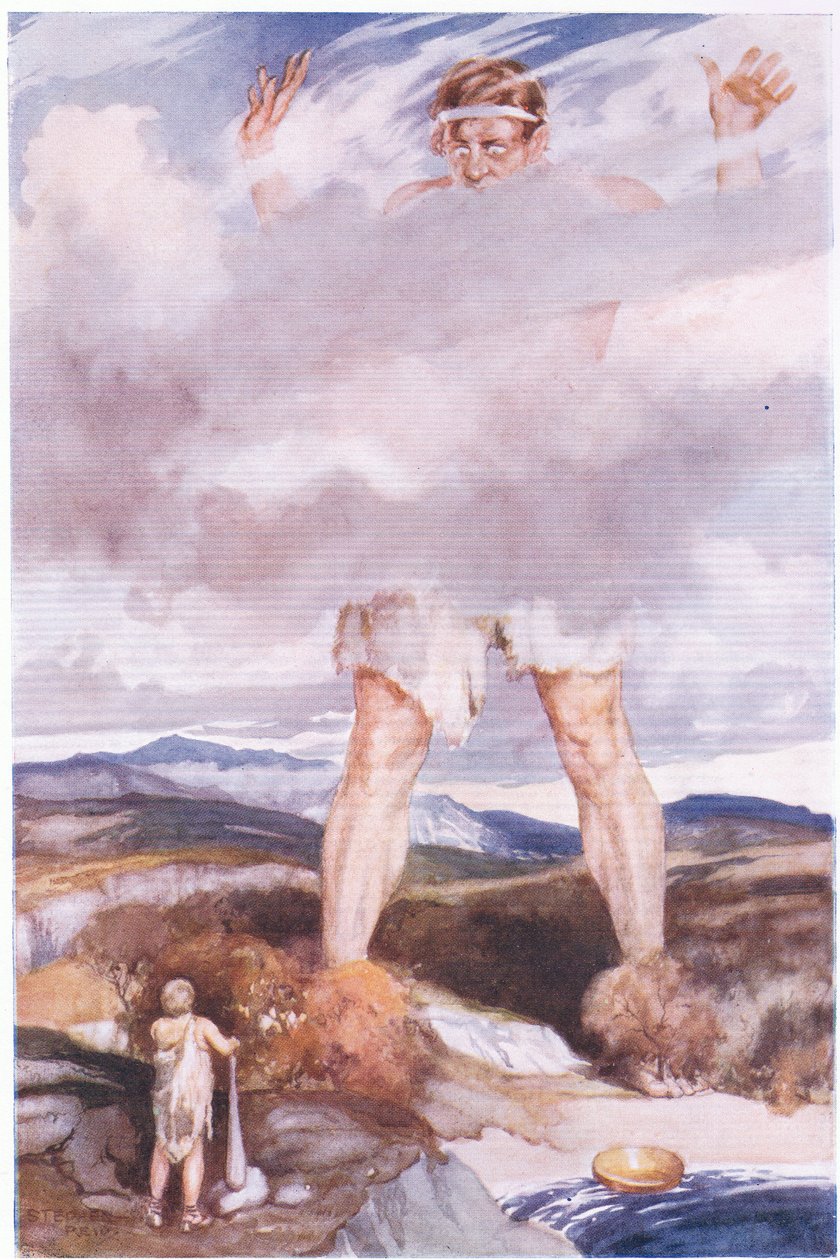 Vnímání obra Herkula zařval (barva lito) od Stephen Reid