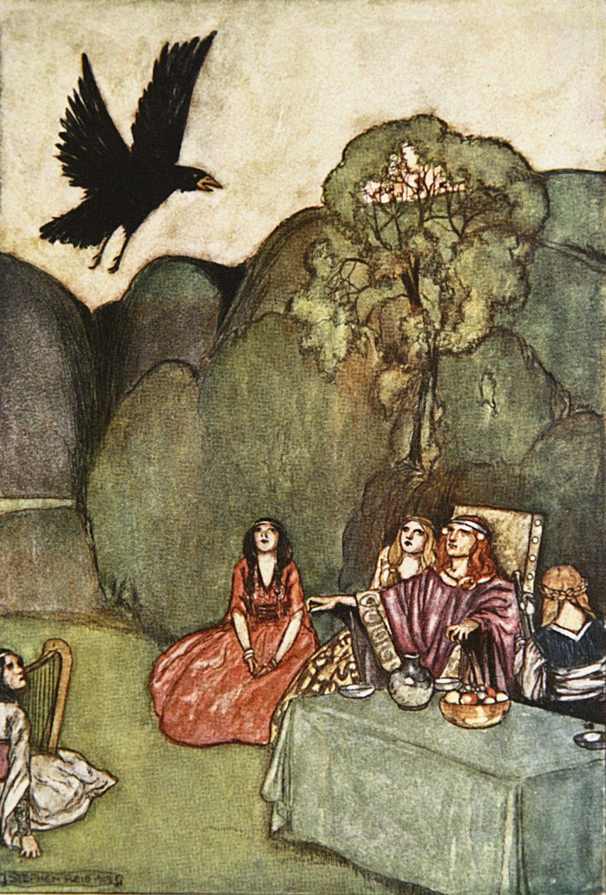 The Raven of Ill-omen, ilustrace z 