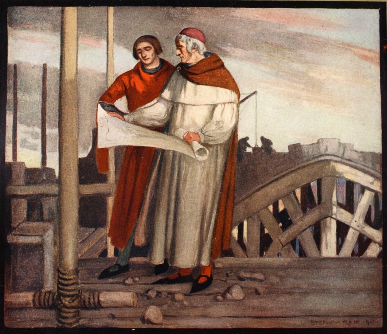 William of Wykeham, ilustrace z 