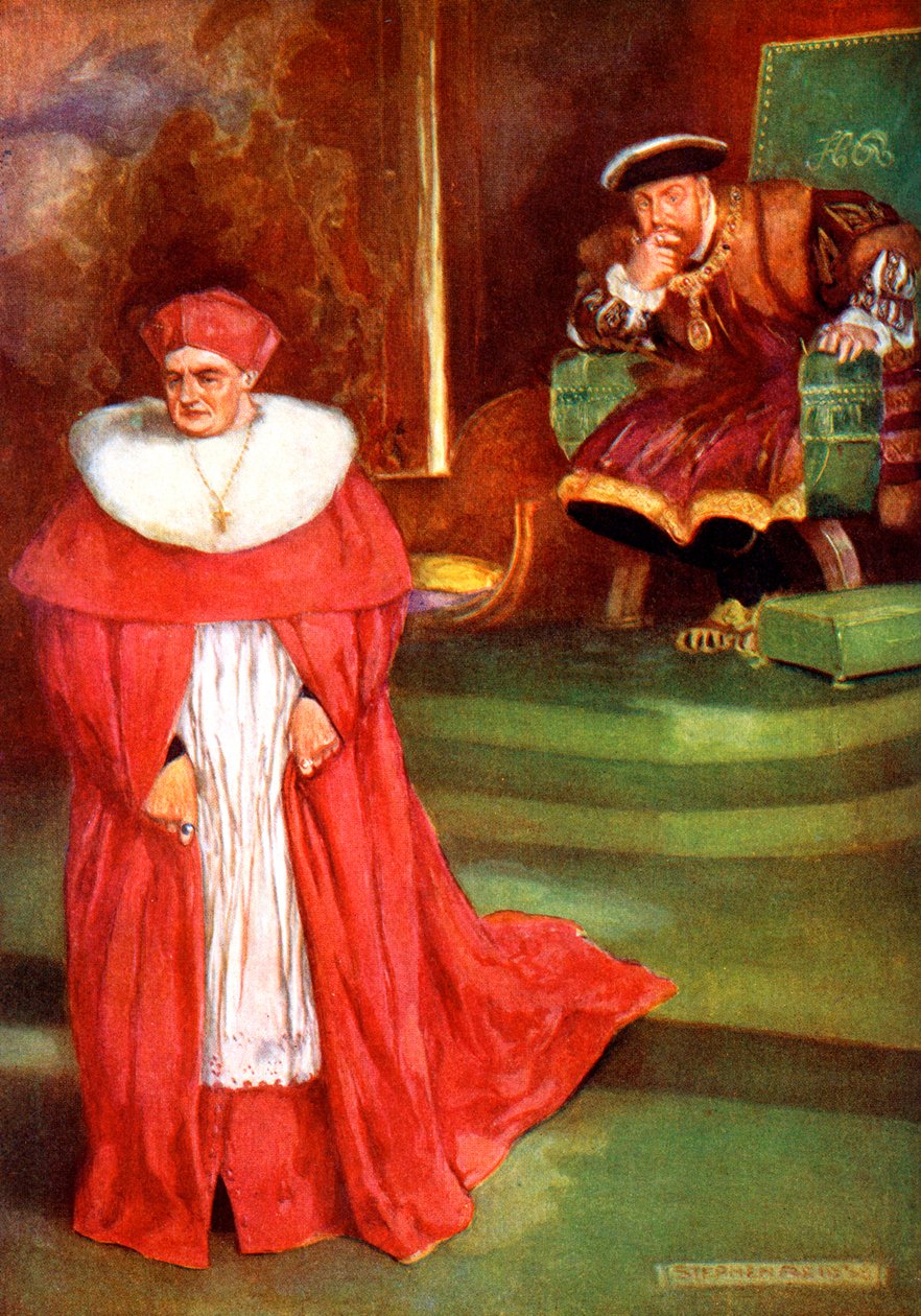 Wolseys rozhovor s králem Jindřichem VIII, 1909. od Stephen Reid