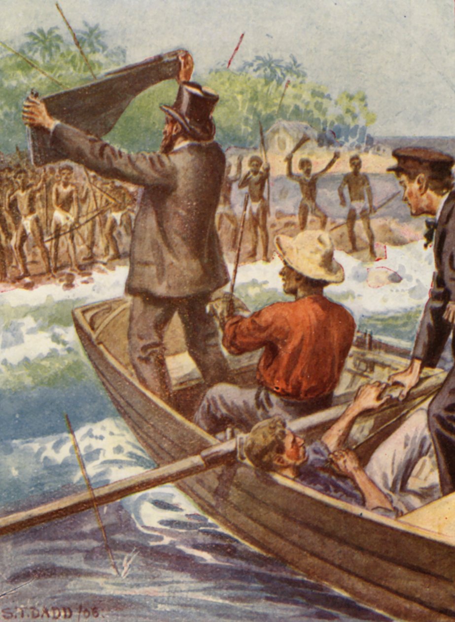 Ilustrace ze života biskupa Pattesona (barevná litografie) od Stephen T. Dadd