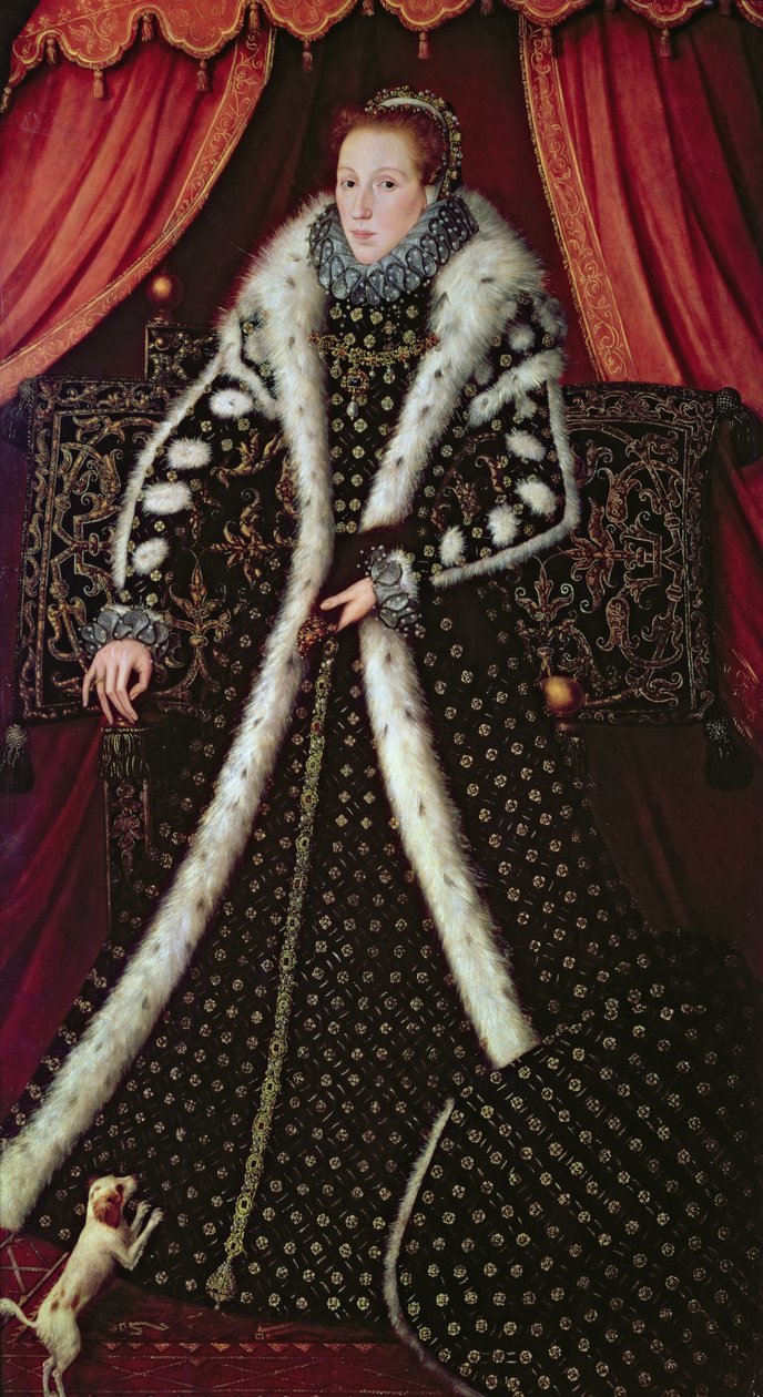 Frances Sidney, hraběnka ze Sussexu, kolem 1565 (panel) od Steven van der Meulen