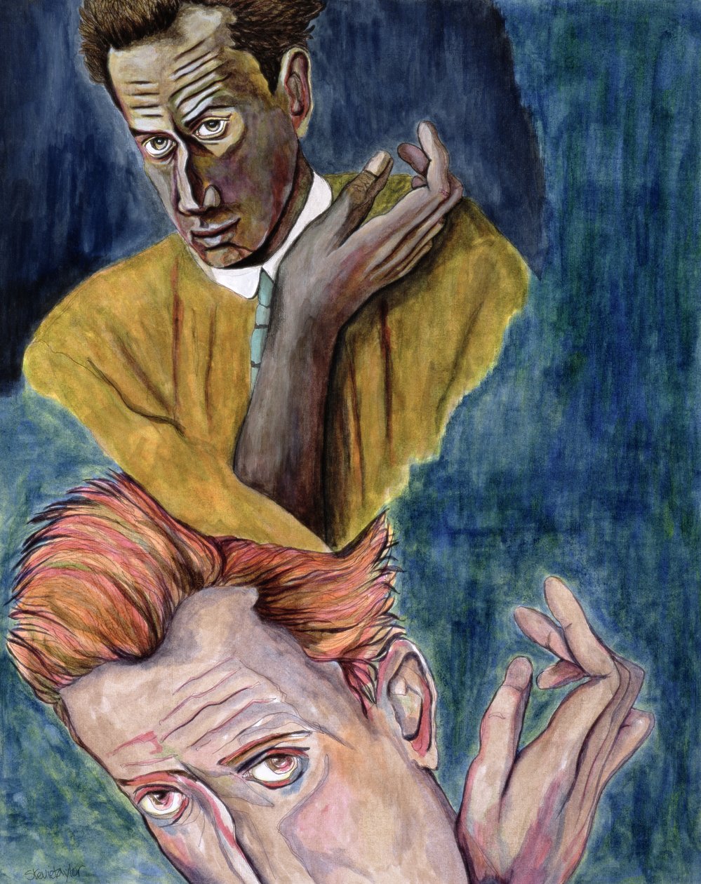 Egon Schiele - Ego-Ideal (inkoust na papíře) od Stevie Taylor
