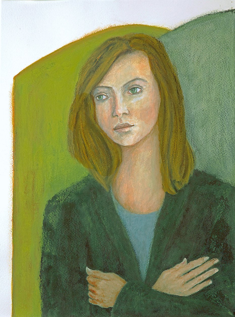 Keeping to Herself, 2014 (olej) od Stevie Taylor