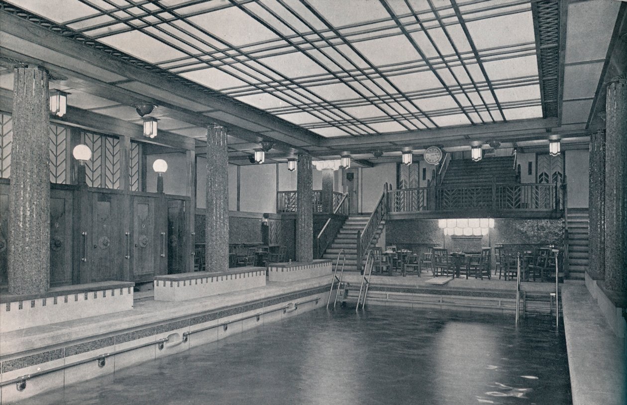 Koupaliště na palubě S.S. Empress of Britain, 1931 od Stewart Bale Limited