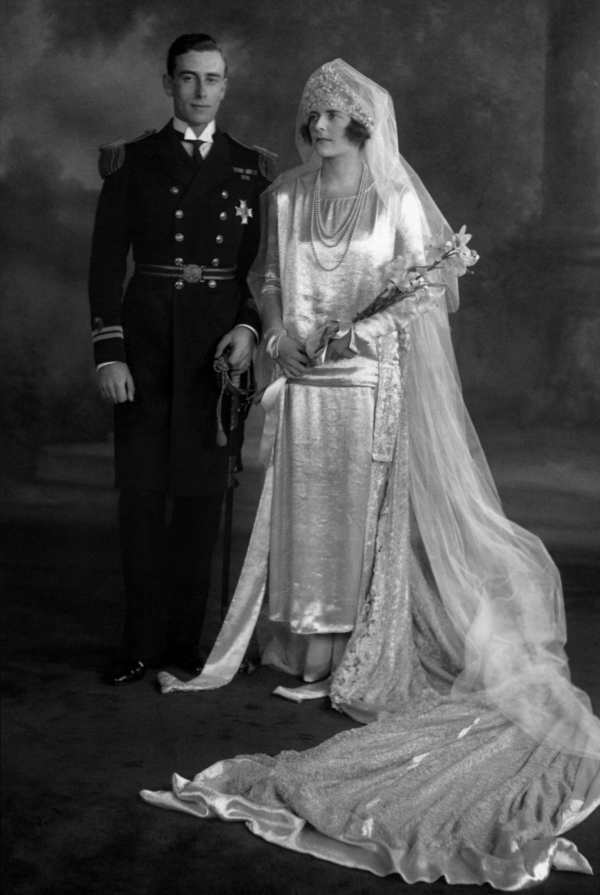 Svatba lorda a lady Mountbattenových od Studio Lafayette