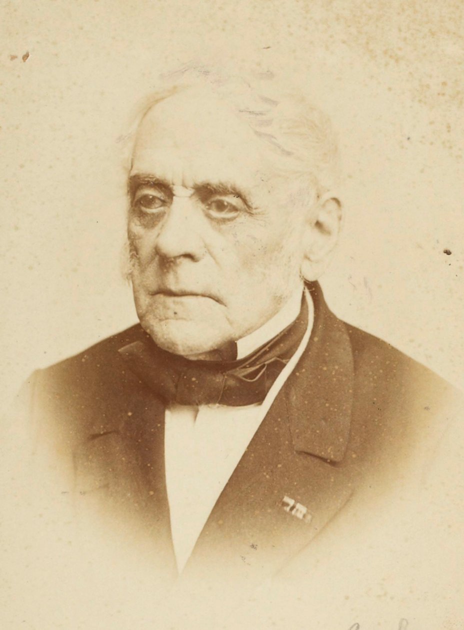 Daniel François Esprit Auber - Portrét skladatele Daniela-Francoise-Esprita Aubera (1782-1871), od Photo studio Reutlinger, Paříž. Foto albuminu. Soukromá sbírka od Studio Reutlinger