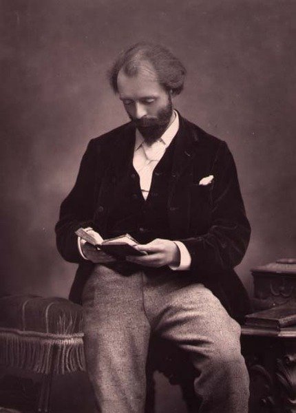 Sir Hall Caine (1853-1931) (černobílá fotografie) od Studio Walery