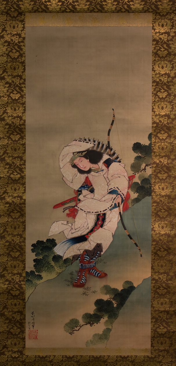 Legendární císařovna Jingu z roku 1847. od Studio of Katsushika Hokusai