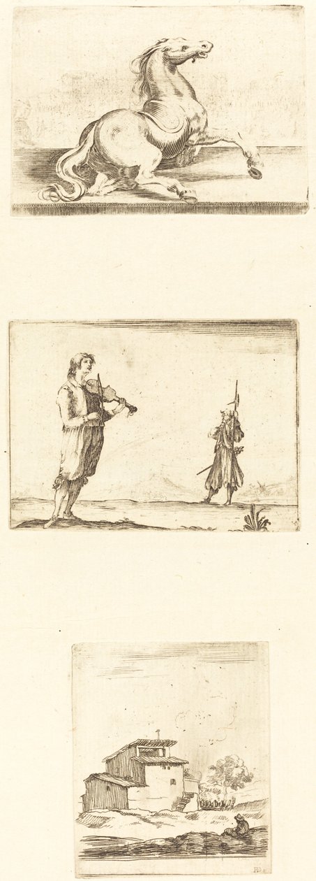 List leptů od Style of Jacques Callot