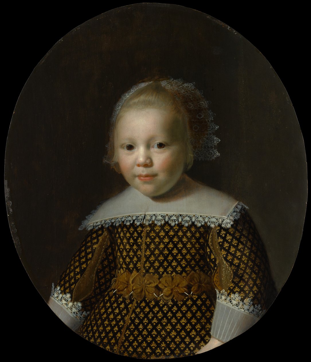 Portrét mladého chlapce. od Style of Paulus Moreelse