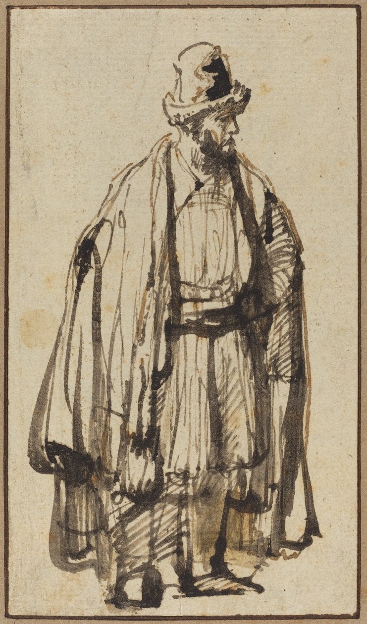 Orientální od Style of Rembrandt van Rijn