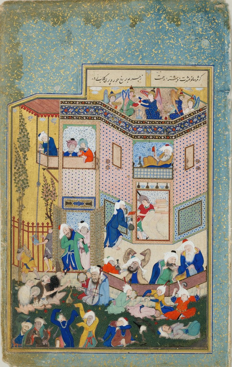 Alegorie opilosti od Sultan Muhammad