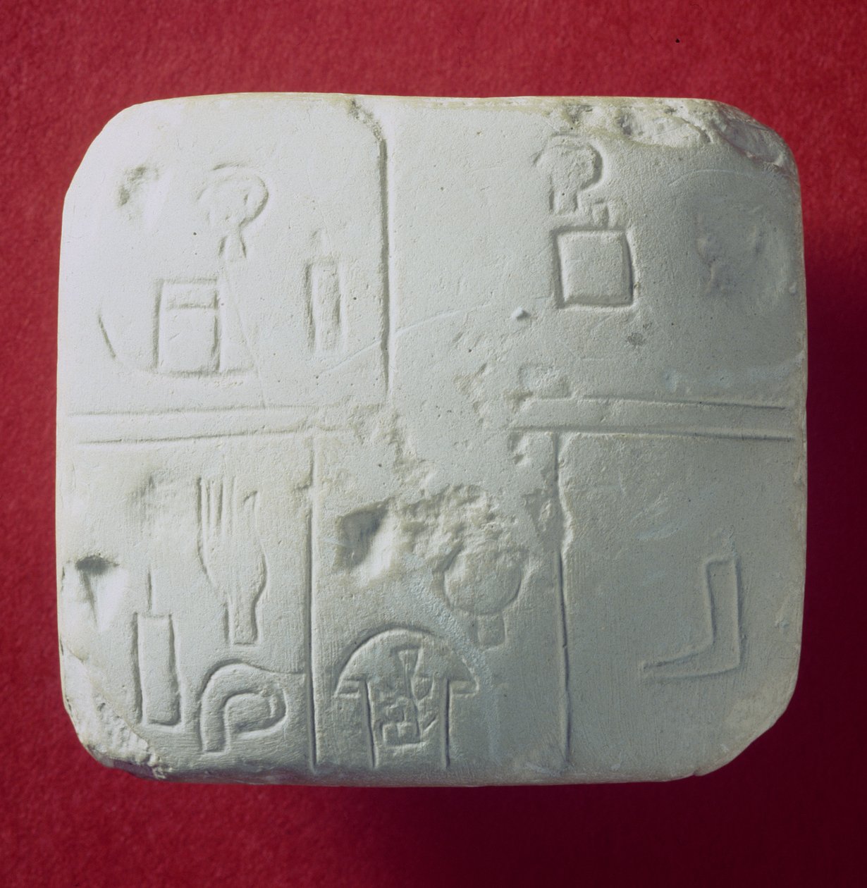 Odlitek klínové tablety, sumerština (sádra) od Sumerian
