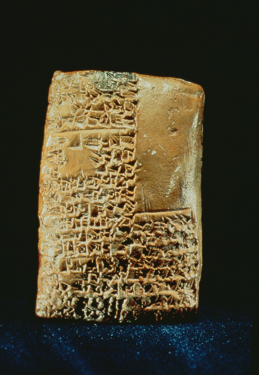 Klínová deska (hlína) od Sumerian