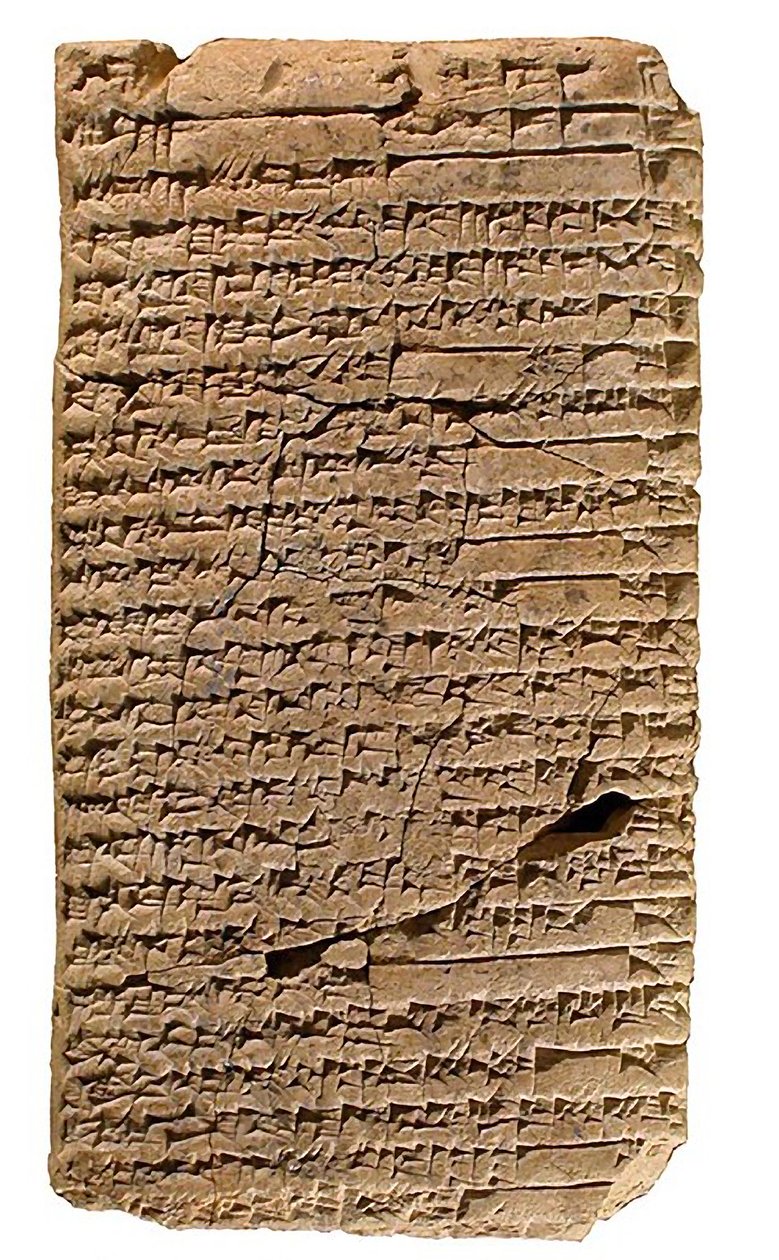 Klínová tabulka Shuruppak, cca 1900-1700 př.nl od Sumerian