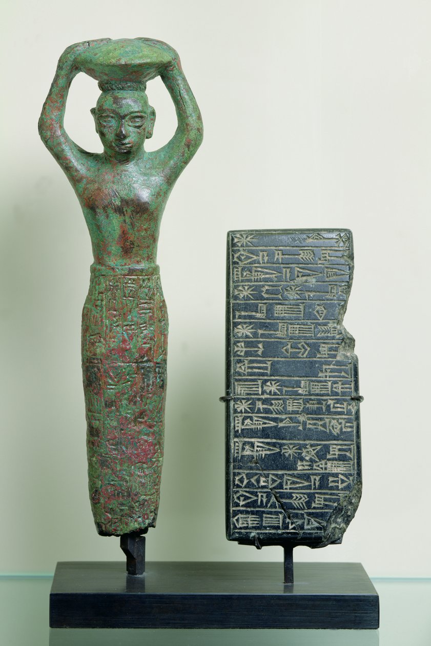 Treasure of Amar-Sin (asi 2047 př. n. l.) Král Ur, asi 2040 př. n. l. (měď) od Sumerian