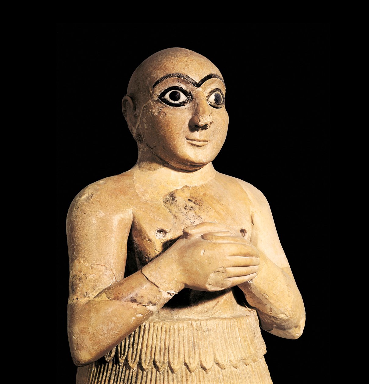 Selim, bratr krále Mari v Sýrii, 3. tisíciletí před naším letopočtem (socha) od Sumerian Sumerian