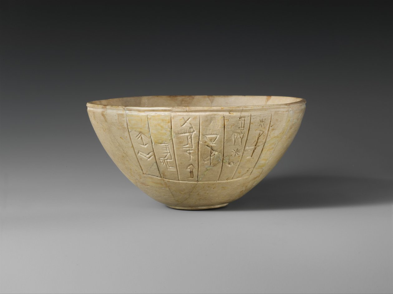 Votivní mísa, cca 2600–2350 př. n. l. (kalcit) od Sumerian Sumerian