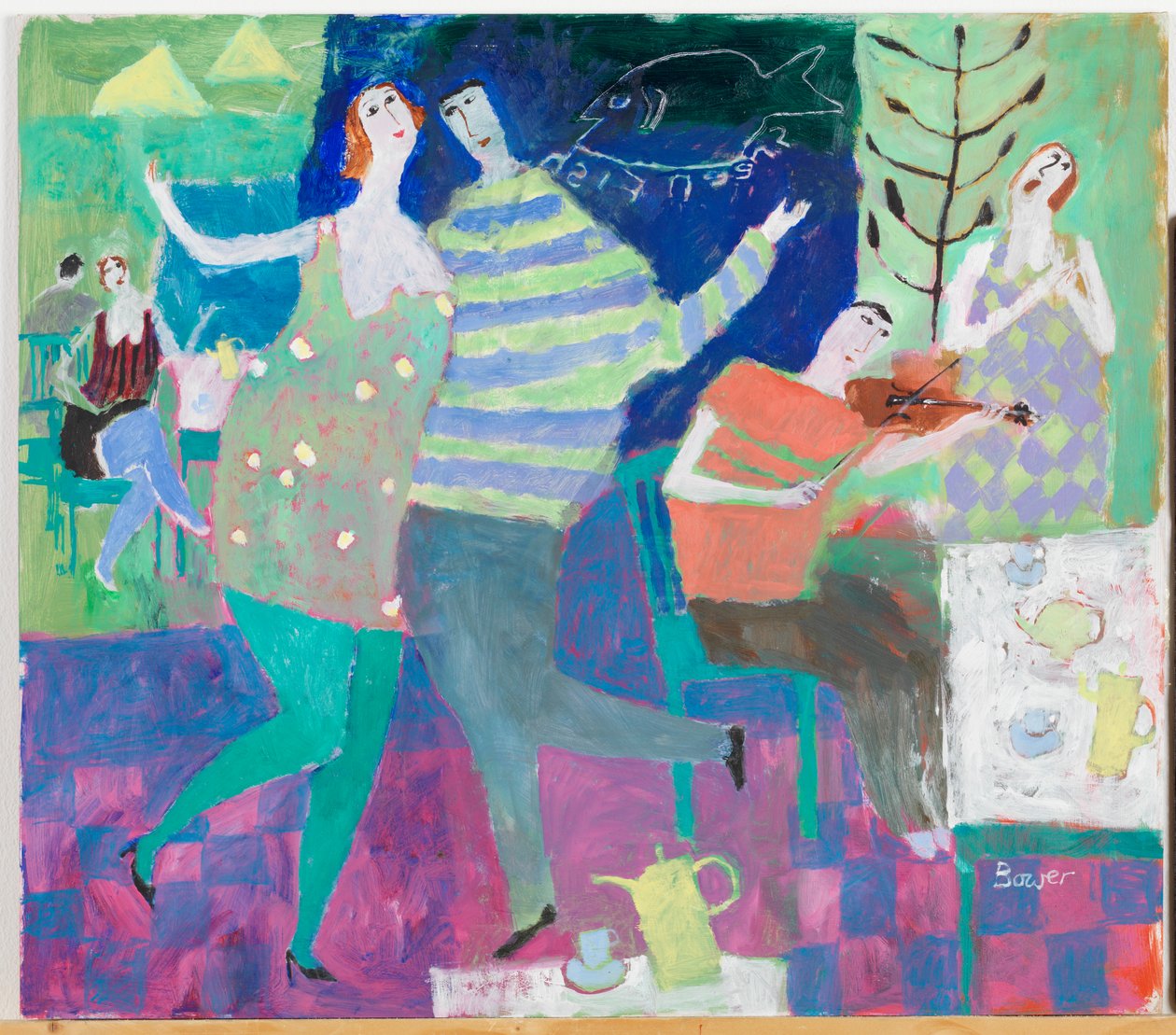 Fiddler at the Green, 2000 od Susan Bower