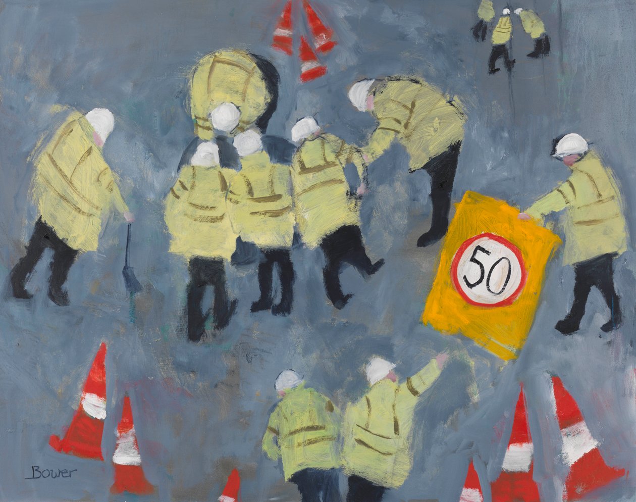Díra v cestě, 2011 od Susan Bower