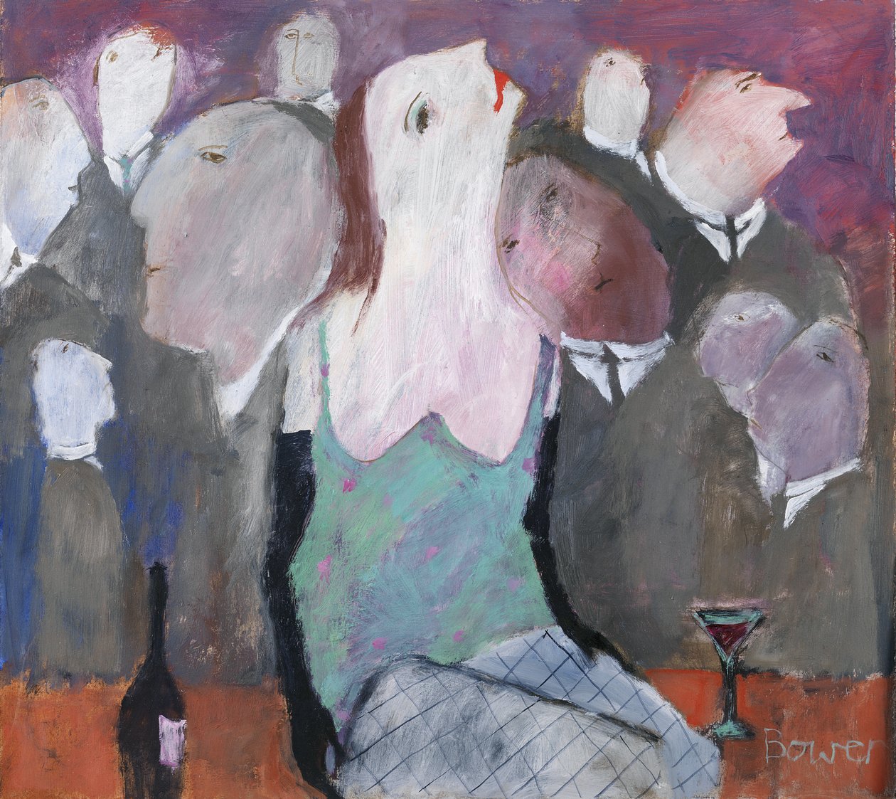 Muži v šedých oblecích, 2008 od Susan Bower
