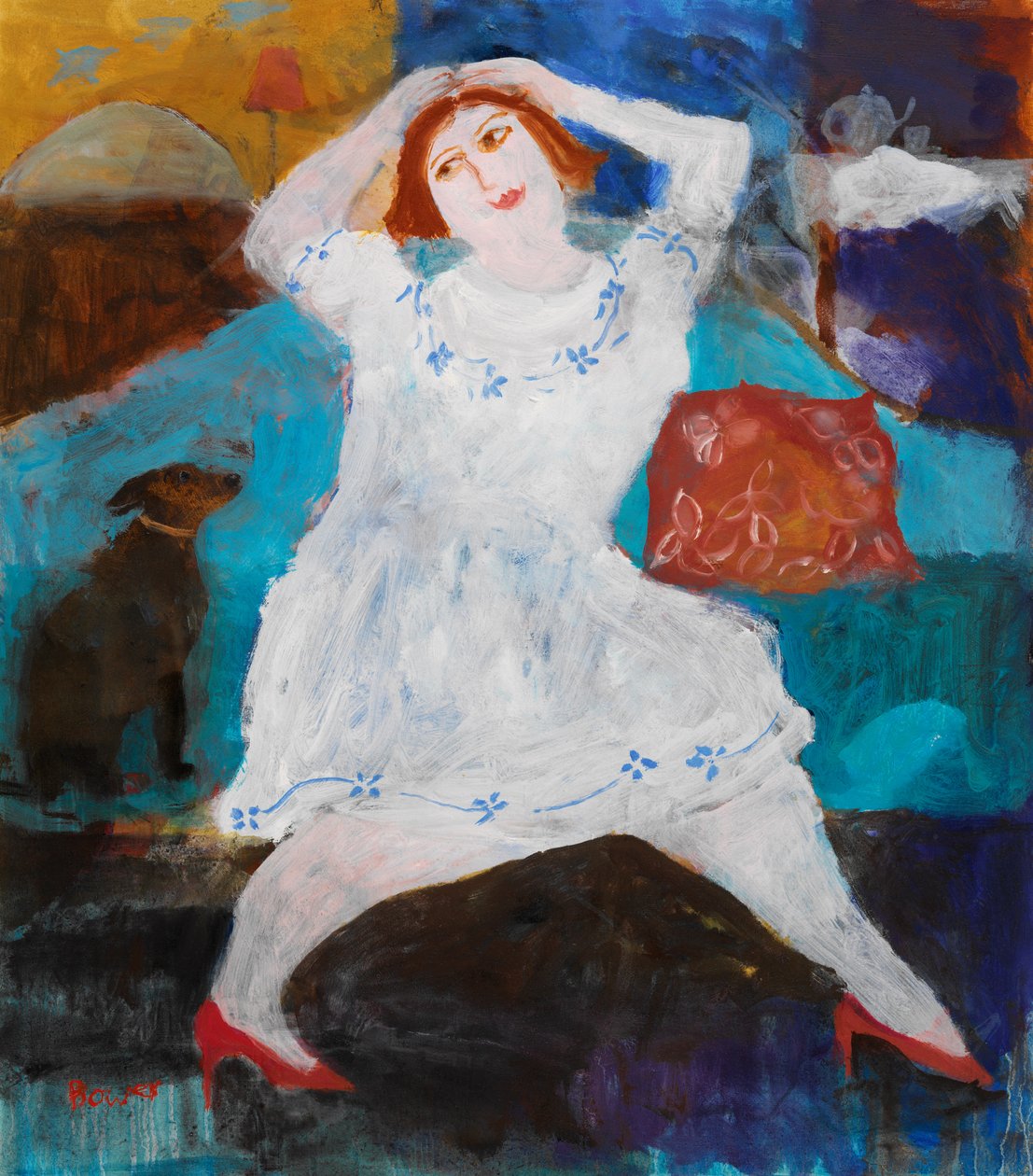 Červené boty, 2004 od Susan Bower