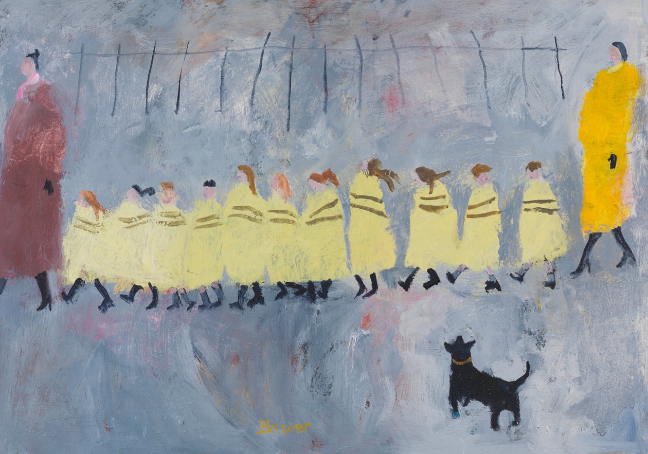 Pěší autobus I, 2011 od Susan Bower