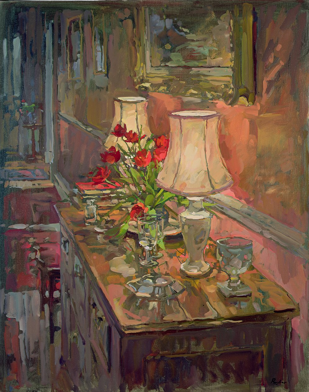 Lampy a tulipány od Susan Ryder