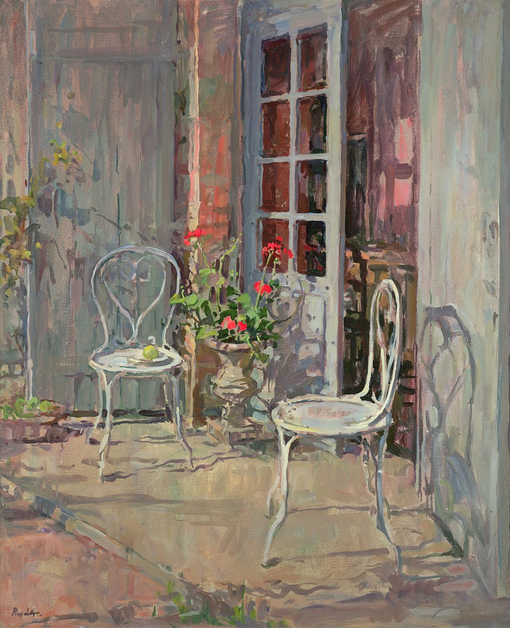 Terasová křesla, Chateau de Mocques od Susan Ryder