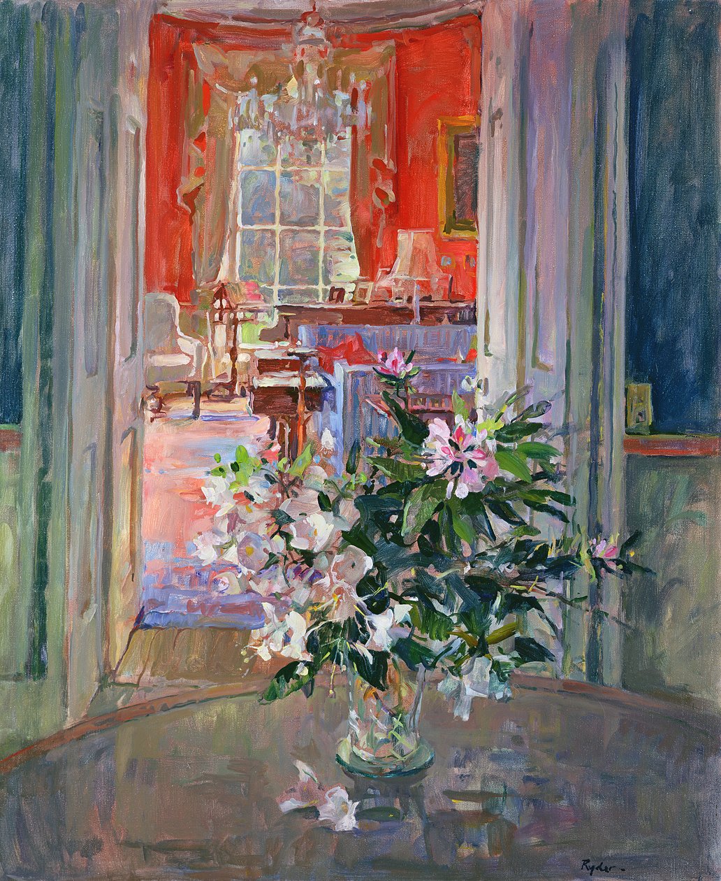 Červený salon od Susan Ryder