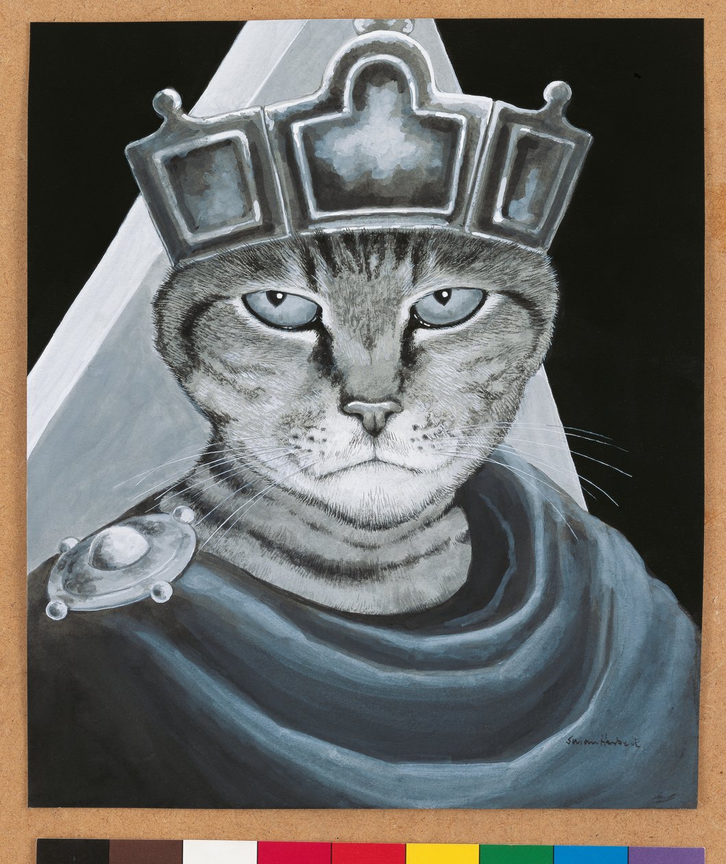 Ilustrace z knihy Cats Galore! A Compendium of Cultured Cats (vyd. 2015) od Susan Herbert