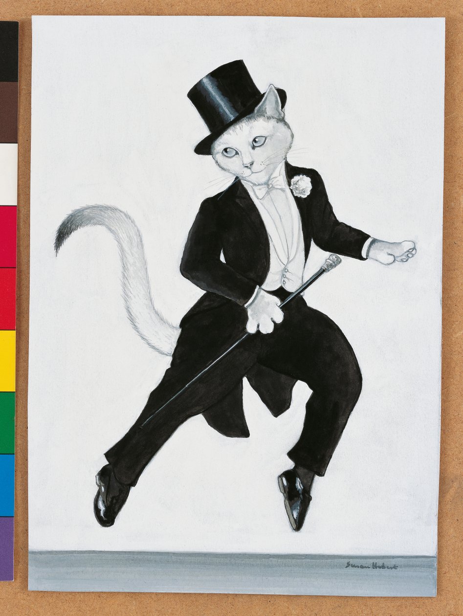 Ilustrace z knihy Cats Galore! A Compendium of Cultured Cats (vyd. 2015) od Susan Herbert