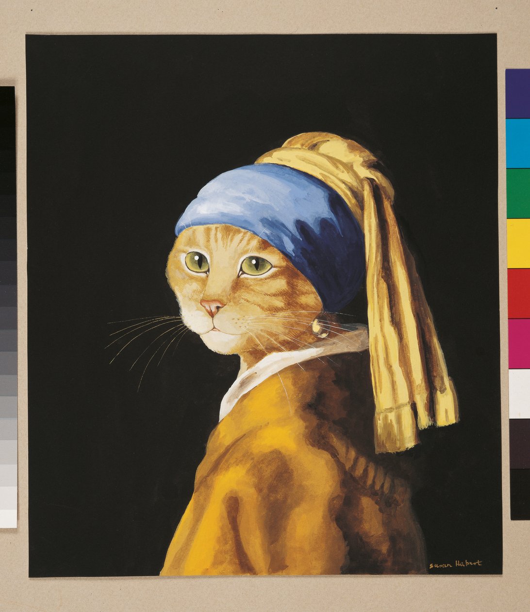 Ilustrace z knihy Cats Galore! A Compendium of Cultured Cats (vyd. 2015) od Susan Herbert