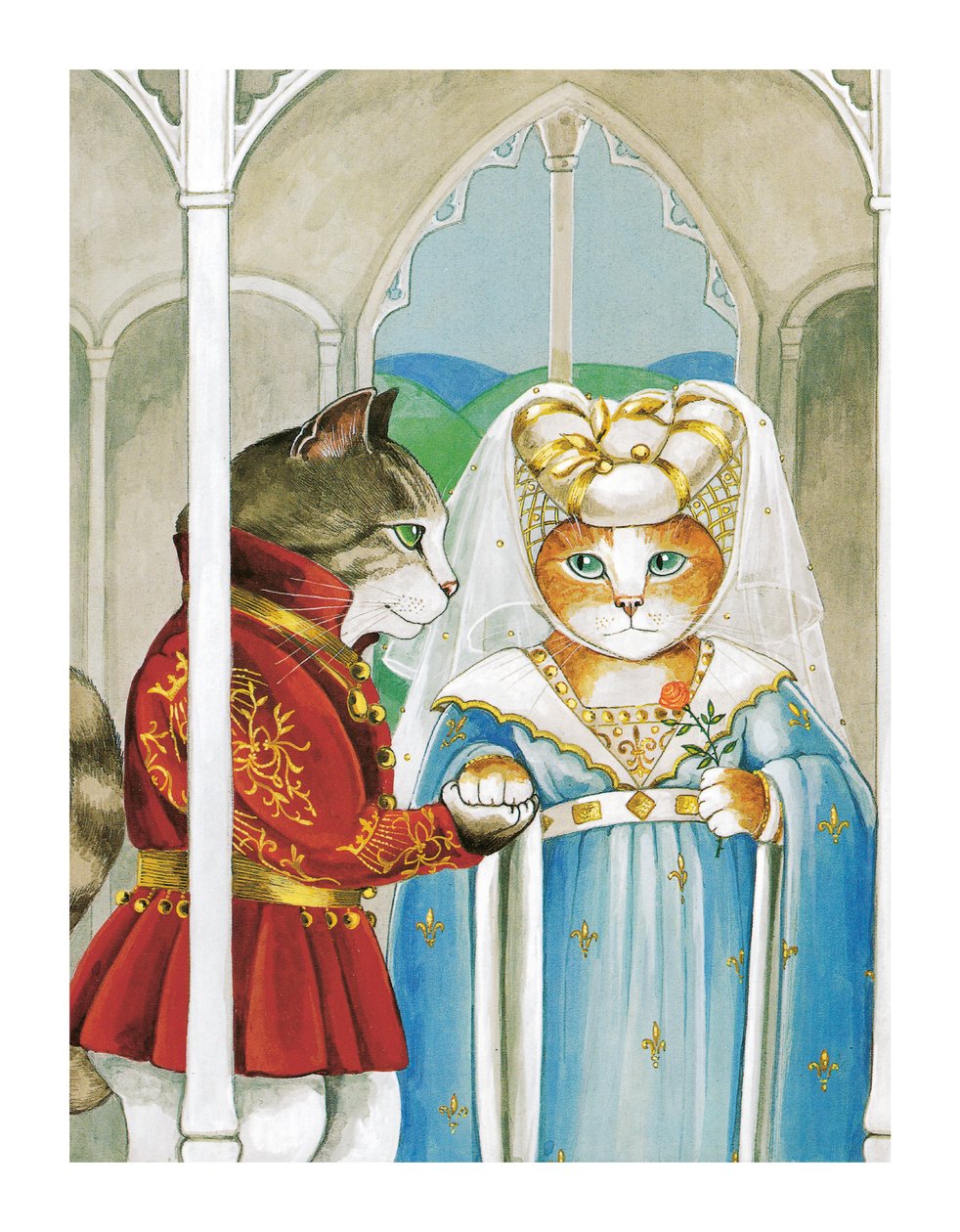 Ilustrace z knihy Shakespeare Cats: (vyd. 2016) od Susan Herbert