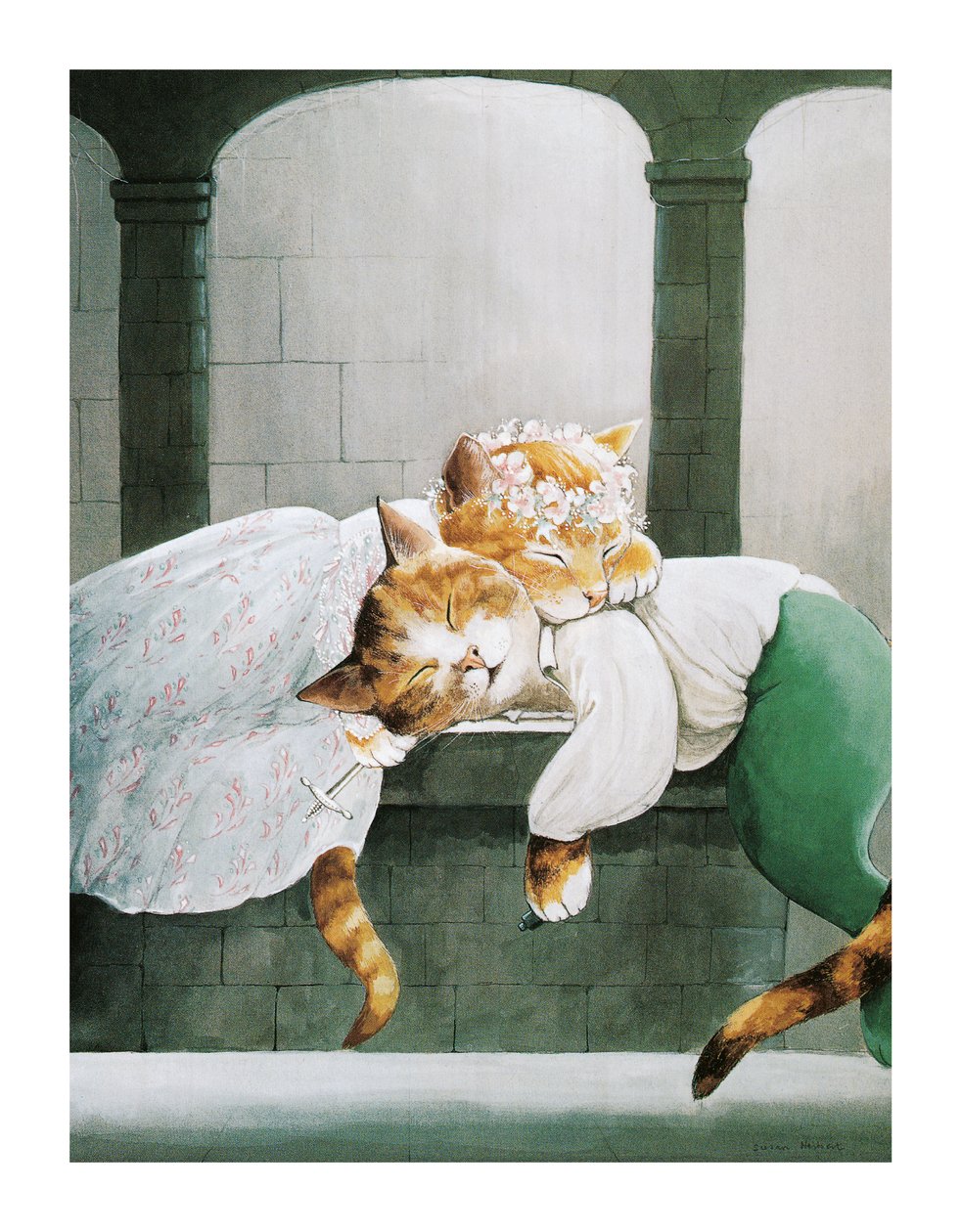 Ilustrace z knihy Shakespeare Cats: (vyd. 2016) od Susan Herbert