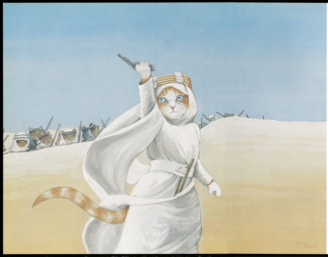 Ilustrace z filmu Kočky (pub. 2006) od Susan Herbert