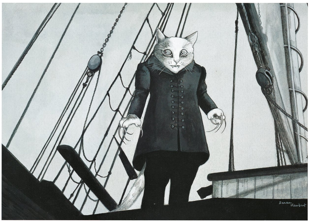 Ilustrace z filmu Kočky (pub. 2006) od Susan Herbert